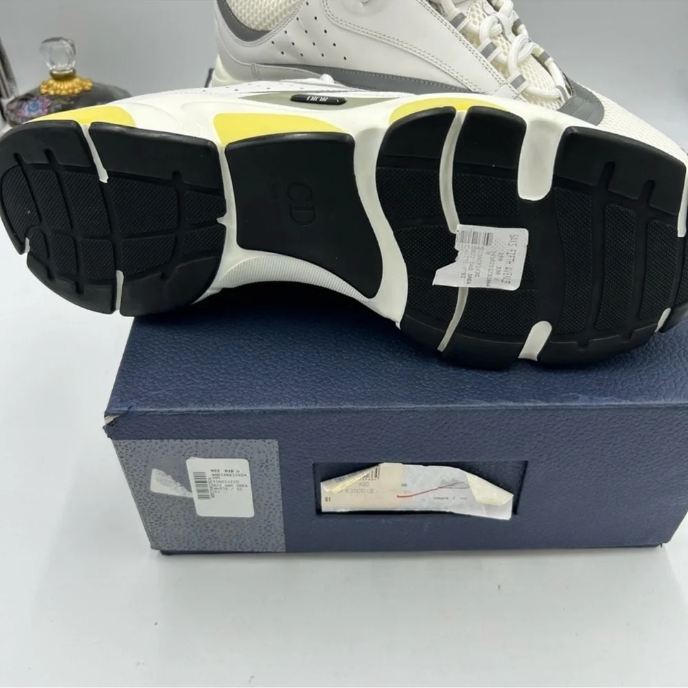 Men’s Dior B 22 white/gray sneakers size 51 made in Italy
